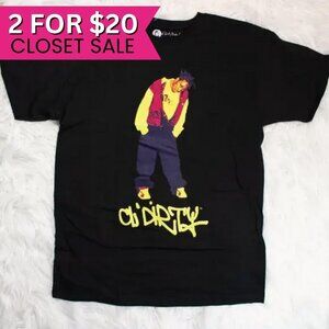 OBD Ol Dirty Bastard Unisex Licensed Band T Shirt Merch Crew Neck Tee XL NWOT‎